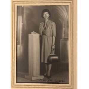 Vintage Photo African American Woman Studio Portrait New York 1963